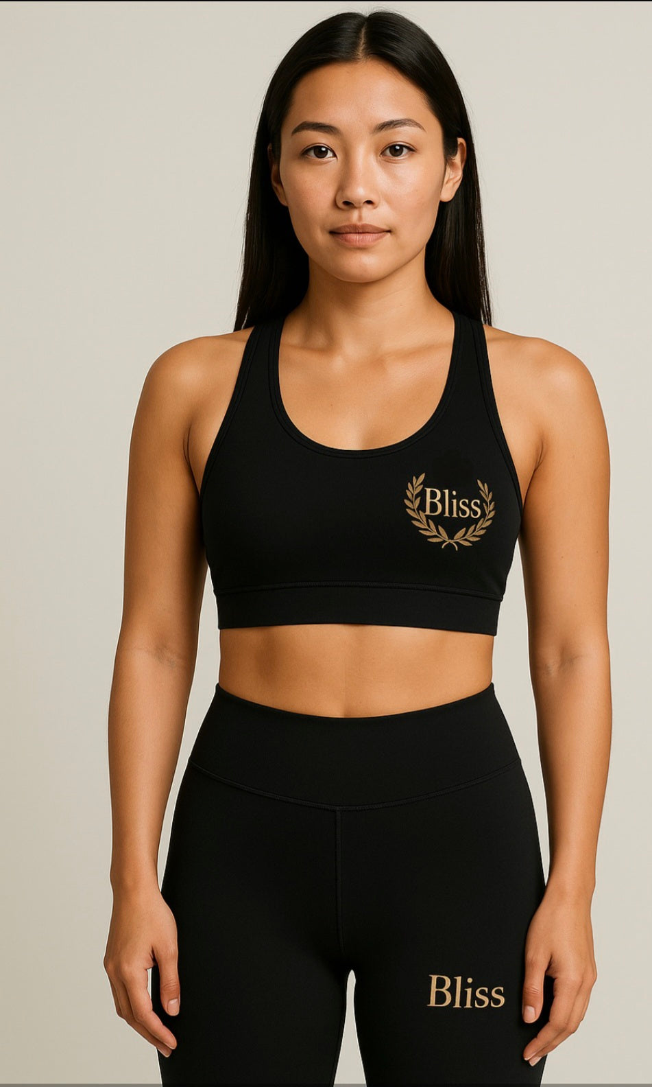Bliss Signature – Ensemble Yoga Noir Doré